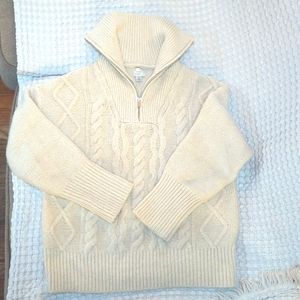 A new day ivory knit fisherman sweater extra small, Jan '23 purchase